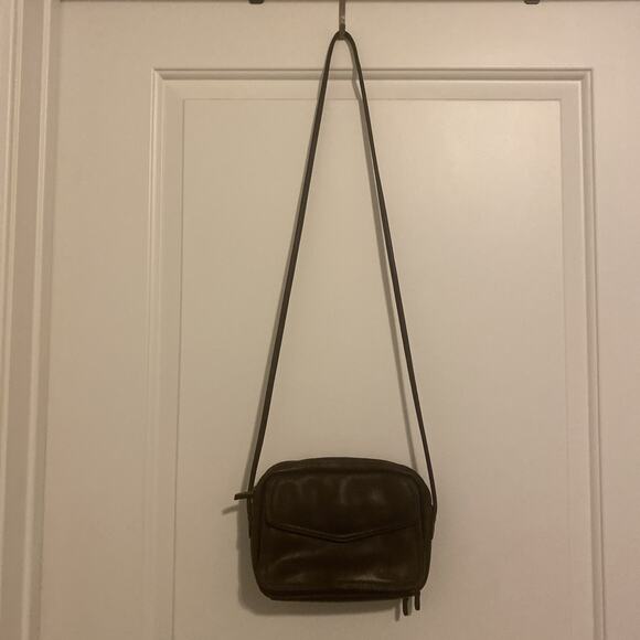 Fossil Brown Vintage Leather Crossbody Bag Purse Organizer Handbag - Picture 11 of 11